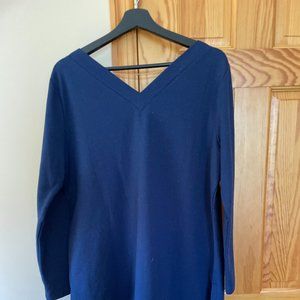 Chico brank Zerergy collection Size 2 (12) navy blue top